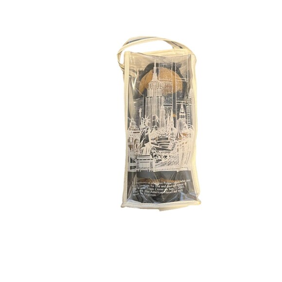 NY Teddy American Hero Police Officer Bear 1999 J. Fan Plush w/ Tags NOS 10” - Picture 10 of 12